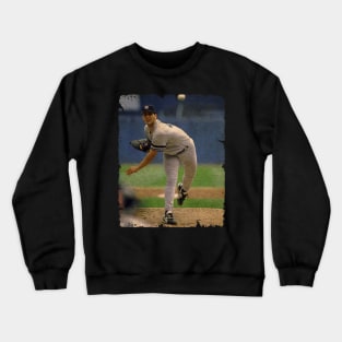 Andy Pettite in New York Yankees Crewneck Sweatshirt